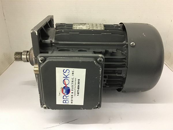 Lenze MDEMA1M090-32 1.80 KW Electric Motor 180/277 Volts 1695 Rpm