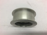 1" Wide Flat Belt Pulley w/ R16RS Bearing 1" Bore