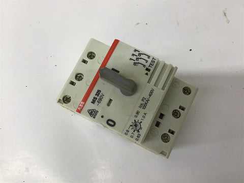 ABB MS-325 690V 120/240/480VAC 1 A Starter .63-1.0 Amp