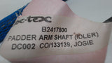 2  TUBE-TEX PADDER ARM SHAFT IDLER - B2417800  -  7 3/4" LENGTH - NEW