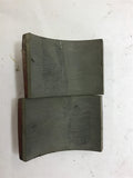 Brake Pads #97 4" Long 2.75" Wide 0.207" Thick Pads Lot of 2
