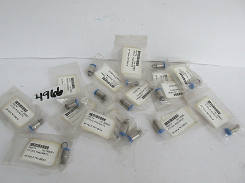 14 Festo Pneumatic Fittings 1/8" Mnpt X Quick Connect Size 6