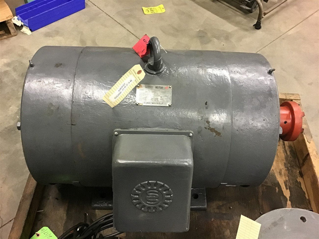 SPIN-TL 75 HP Electric Motor 220/440 Volts 6P 1165 RPM 250M Frame