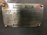 SPIN-TL 75 HP Electric Motor 220/440 Volts 6P 1165 RPM 250M Frame