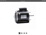 Century C046A 1/3 HP AC Motor 115/230 Volts Single Phase 1100 RPM 48Z Frame