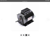 Century C046A 1/3 HP AC Motor 115/230 Volts Single Phase 1100 RPM 48Z Frame