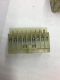 Connectron C382 MF9-1 Terminal Block Panel mount 9 Circuit Lot of 6