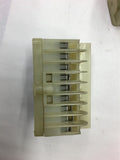 Connectron C382 MF9-1 Terminal Block Panel mount 9 Circuit Lot of 6