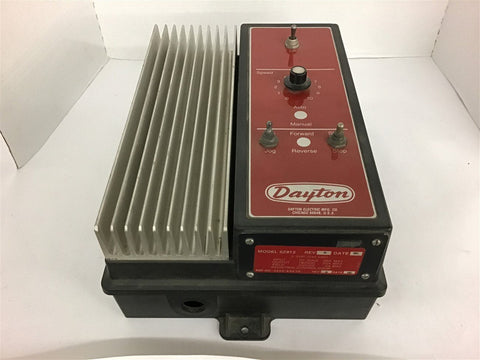 Dayton 6Z812 3-5 HP DC Motor Control Drive 25A Output