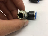 Festo Quick Connect 1/4 Pipe x 10 90 degree Elbows Lot of 10