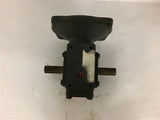 Hub city 0221-13323-1405 7.5:1 Ratio Model 184 Right Left Angle Gear Reducer