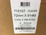 Intertape Polymer 7151QT Clear 72MMx914m 4 Rolls per box