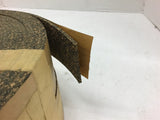 Water-Resistant Low-Pressure Rubber/Cork Gasket Material 50' Lot of 2