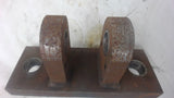 STEEL MOUNTING BRACKET, BASE 10-1/2 L X 4" WIDE X 1" THICK