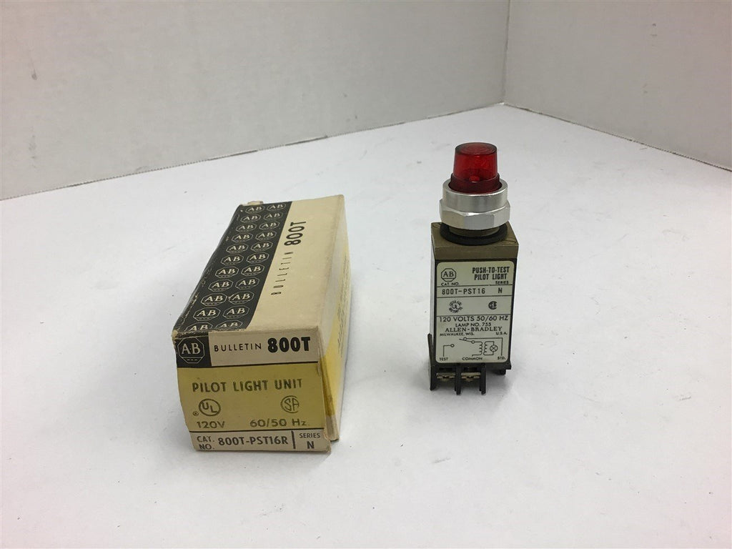 Allen-Bradley 800T-PST16 Pilot Light Unit 120V 60/50Hz