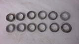Lot Of 12, Steel Bushing, 1.734" Od X 1-3/8" Id X 9/16" Long