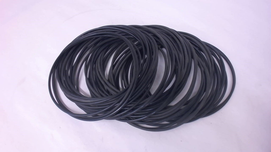 LOT OF 50, O-RINGS, APPROXIMATELY 17" LONG X 0.140" OD