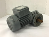 Bauer BS03-38H/D06LA4 .18 KW Gear Motor 220 Volts 1350 Rpm 62:1 Ratio