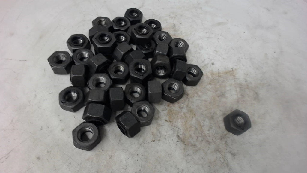 LOT OF 40, 5/8"-11 HEX NUTS WITH PLASTIC INSERT