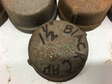 Threaded Black Pipe Cap 1 1/2"-Lot of 13