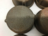 Threaded Black Pipe Cap 1 1/2"-Lot of 13