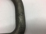D-Ring with Brackets 5/8" OD x 4" D-Ring 6000lbs WLL Lot of 5