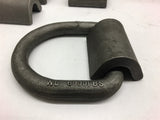 D-Ring with Brackets 5/8" OD x 4" D-Ring 6000lbs WLL Lot of 5