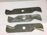 Rotary Blades Assorted Lot of 3