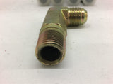 Hydraulic Adapter U 7/8"" x N 1/2" Swivel 90 Degree Lot of 5