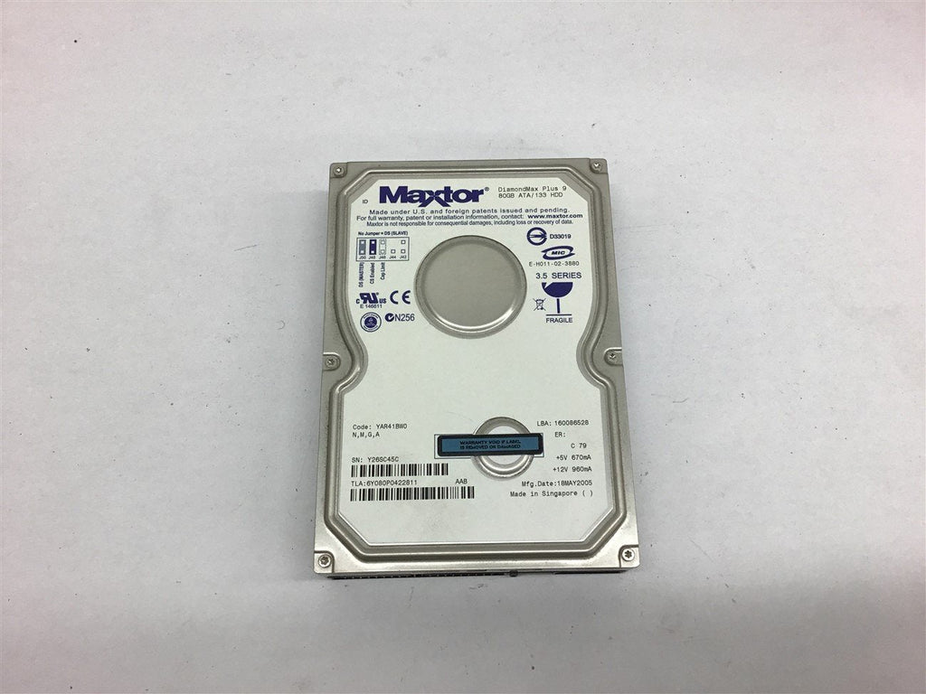 Maxtor DiamonMax Plus 9 80 GB