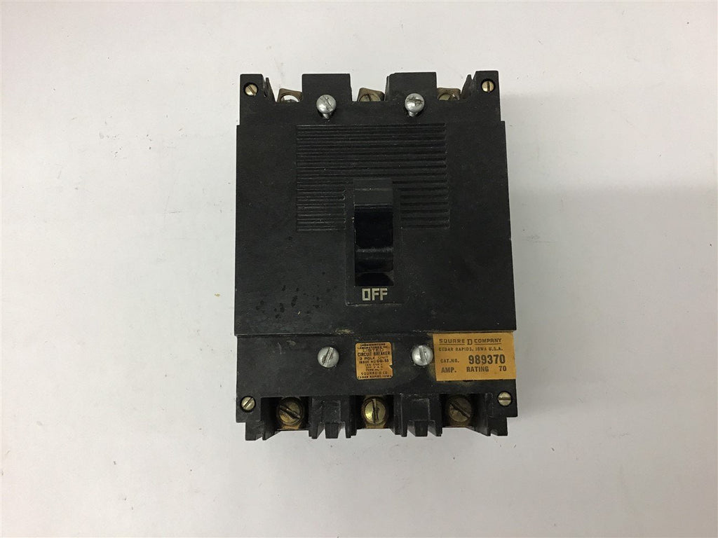 Square D 989370 70 Amp Circuit Breaker