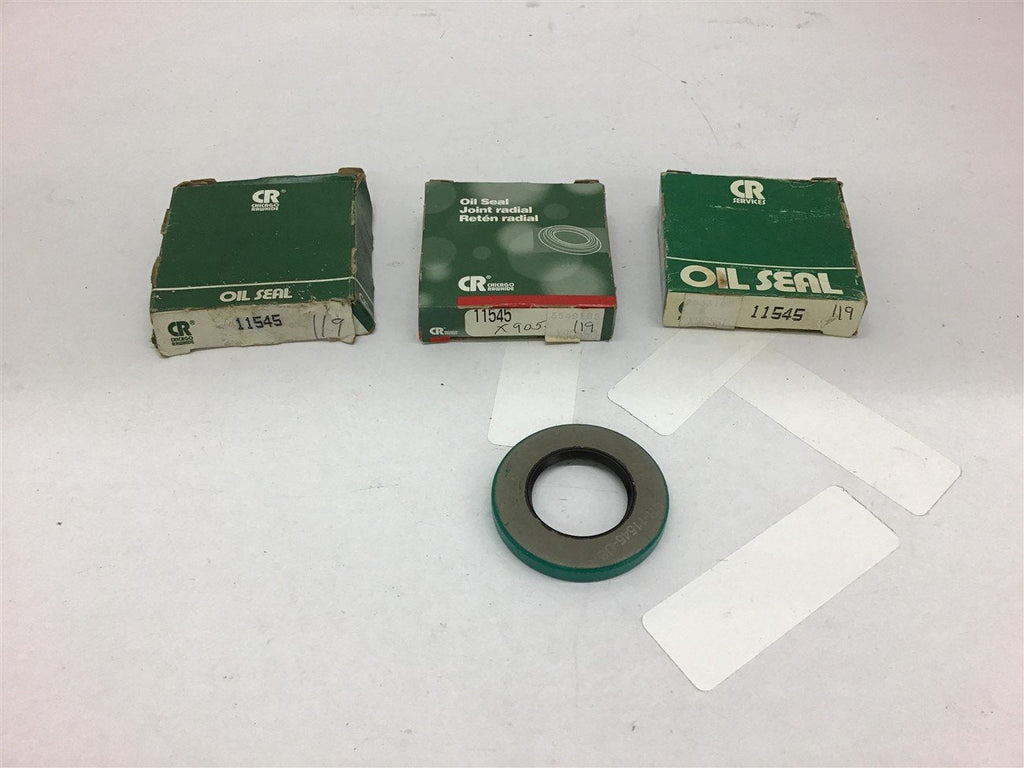SKF Chicago Rawhide CR11545USA Oil Seals Lot of 3