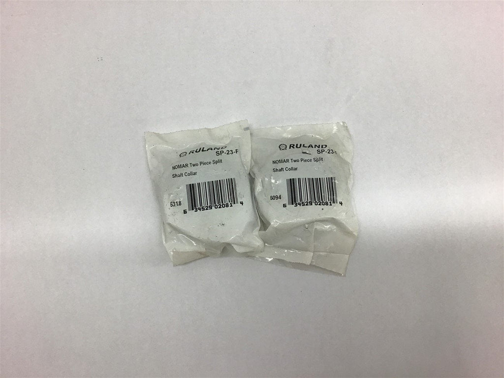 Ruland NOMAR Two Piece Split Shaft Collar SP-23-F Lot of 2