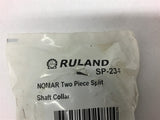 Ruland NOMAR Two Piece Split Shaft Collar SP-23-F Lot of 2