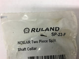 Ruland NOMAR Two Piece Split Shaft Collar SP-23-F Lot of 3