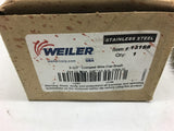 Weiler STAINLESS 13188 3-1/2" Crimped Wire Cup Brush