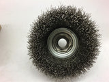 Weiler STAINLESS 13188 3-1/2" Crimped Wire Cup Brush