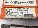 Hertel 2FL HSS TIN SEM End Mill 1-1/4" x 7 NC4FL H4 Lot of 2