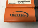 Hertel 2FL HSS TIN SEM 1-1/4" x 1" x 1-5/8" x 4-1/8" Lot of 2