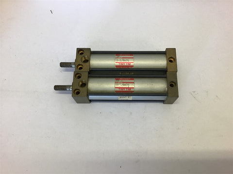 Mosier TF 1 1/8" Bore x 3 1/2" Stroke Tiny Tim Pneumatic Cylinder Lot of 2