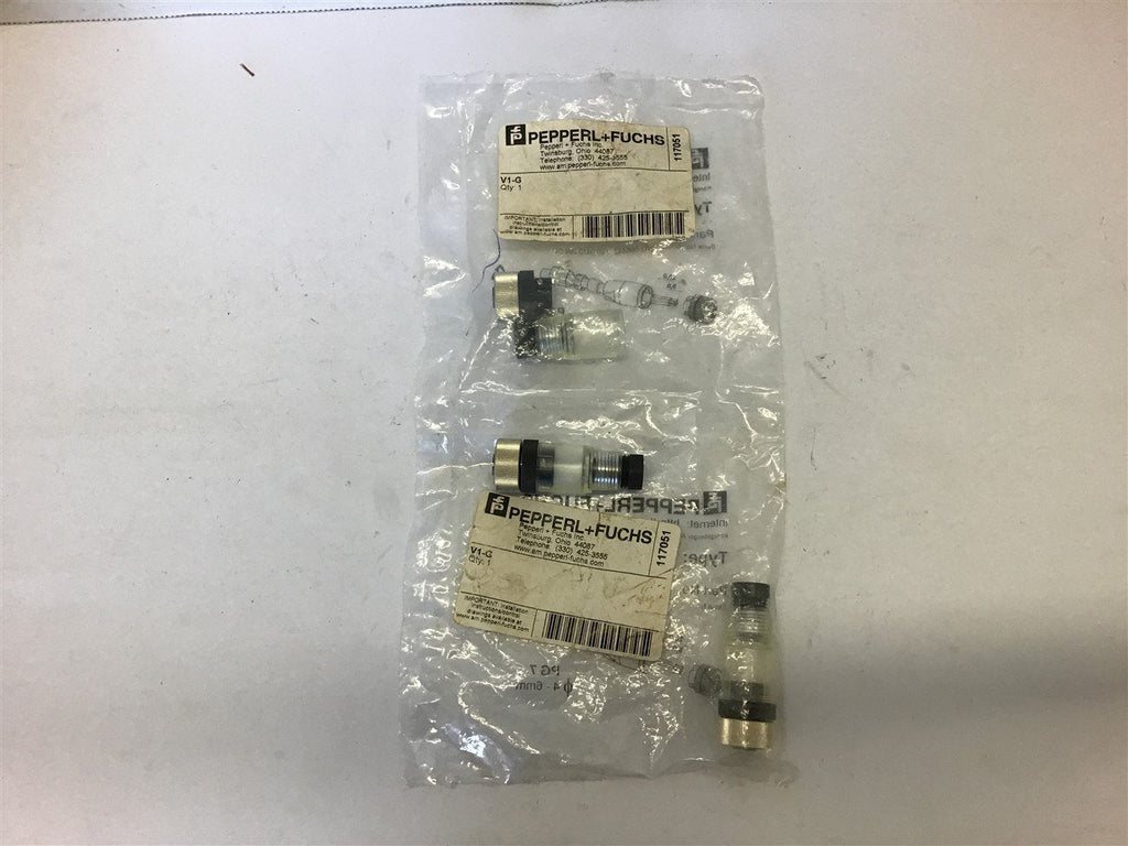 Pepperl+Fuchs V1-G 117051 Cable ConnectorLot of 3