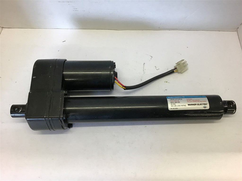 Warner Electrak 10 D24-05B5-08 24 VDC 500 Lbs Load Rating Linear Actuator