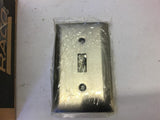 Hubbell Wall Plate Smooth SS1 1 Gang 1 Toggle Switch 302/304 Lot of 29