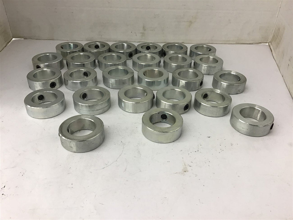 Locking Collars 1-1/4" ID x 2" OD x 11/16" W Lot Of 25