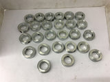 Locking Collars 1-1/4" ID x 2" OD x 11/16" W Lot Of 25