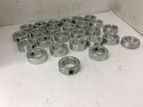 Locking Collars 1-1/4" ID x 2" OD x 11/16" W Lot Of 25