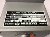 Nissyo CM-101TPH/L Control Motor 115 Volts 90-43/36 SEc 135 Ohms 12.5 Torque