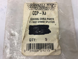 Servalite Coaxial Cable Parts 2-Way Hybrid Splitter CCP-XJ Lot Of 5