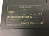 Siemens 6ES7 321-1BH02-0AA0 Input Module
