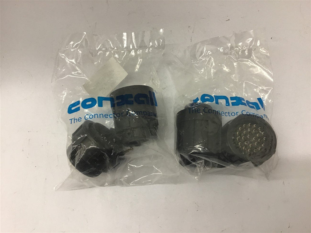 Conxall CXS3106A2812P Mil-E-Qual Connector Lot Of 2